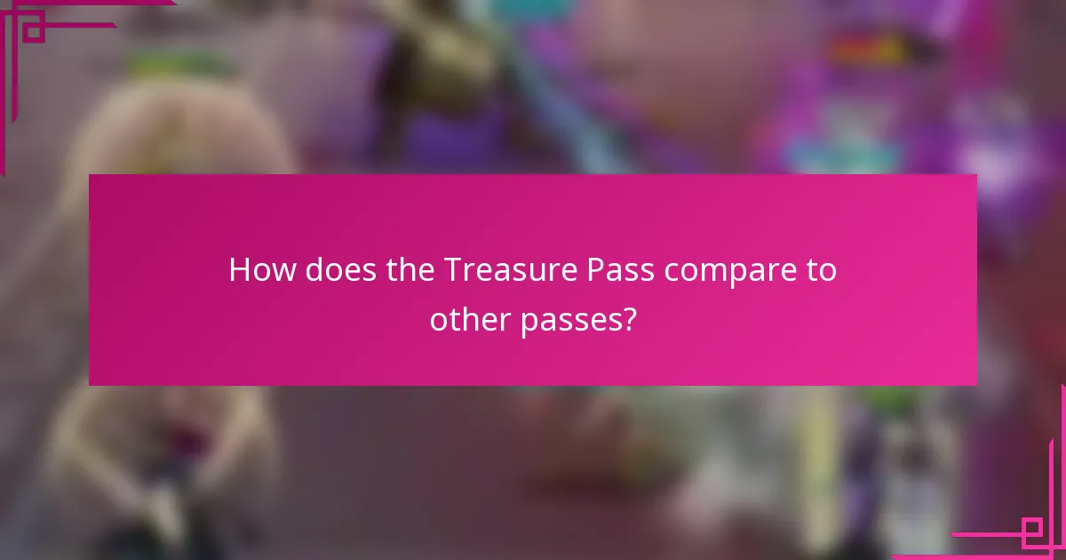 How does the Treasure Pass compare to other passes?